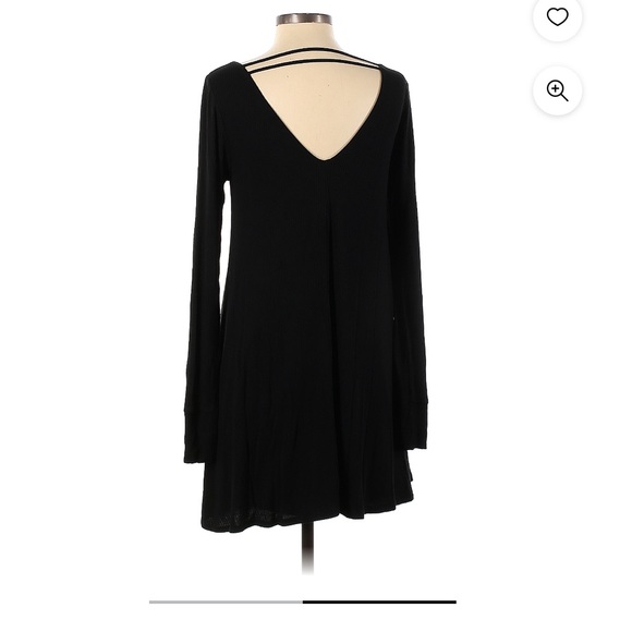 BP. Black Longsleeve Casual Mini Dress Size S (4-6) NWOT - Picture 3 of 10